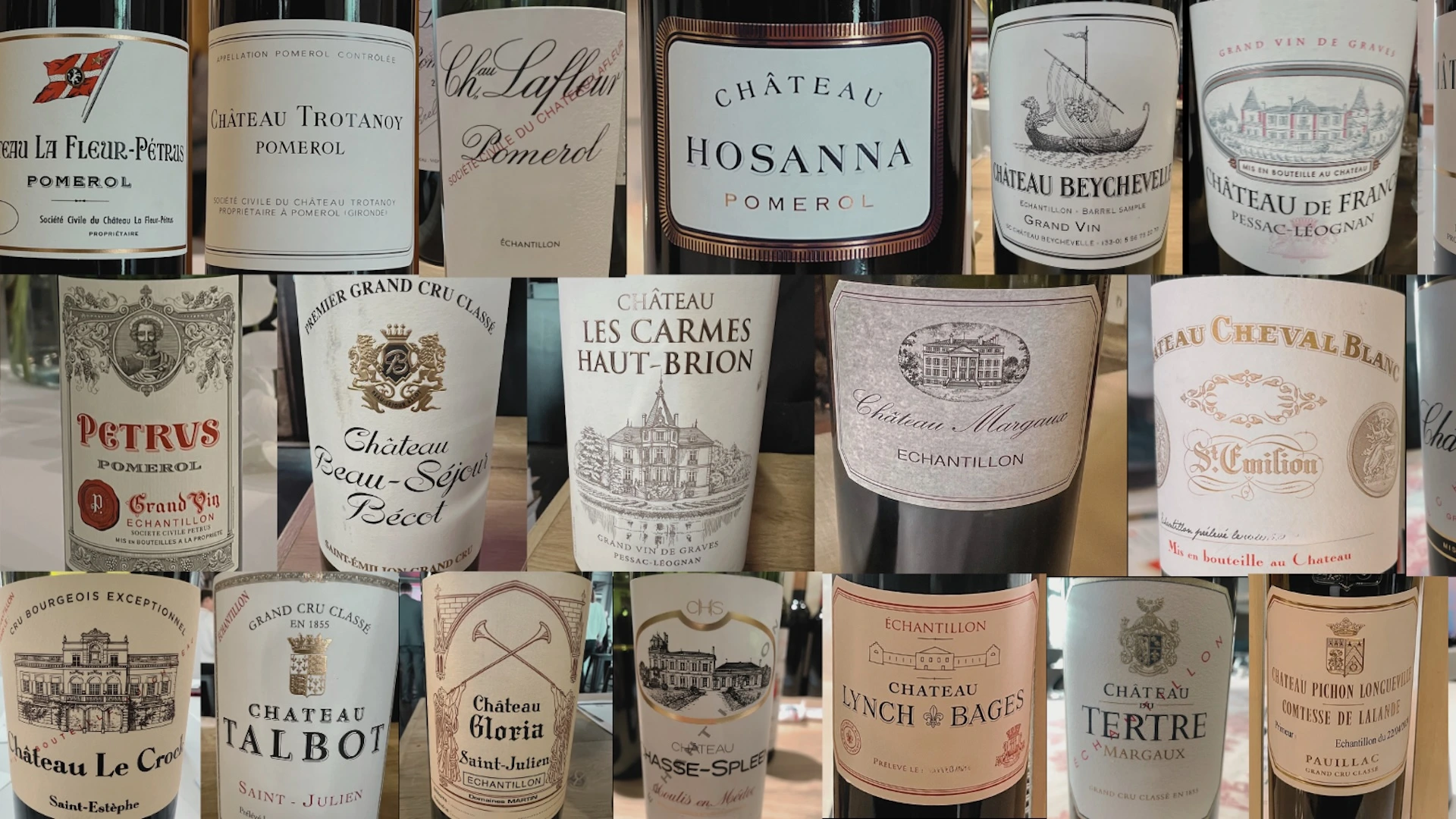 Exclusieve Bordeaux En Primeur Prestigieuze Bordeaux En Primeur selectie met Grand Cru Classé en Pomerol wijnen, waaronder Petrus, Château Margaux en Cheval Blanc