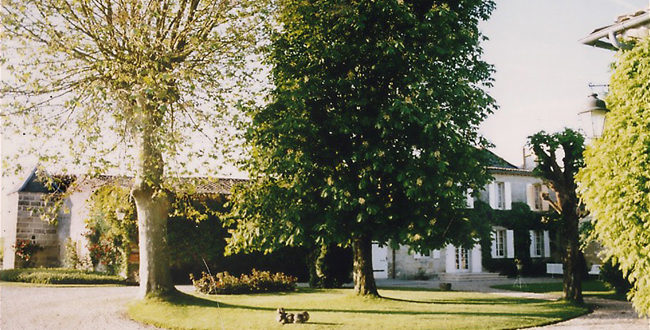 Oude foto van Château Bourgneuf, Pomerol, Bordeaux