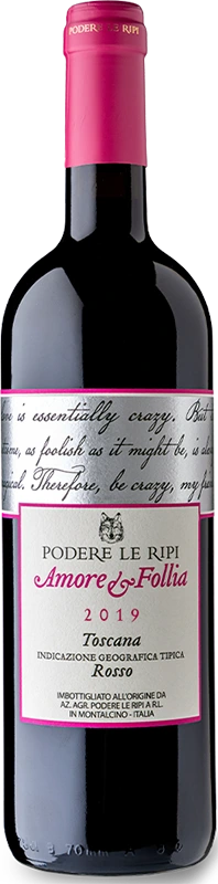 Podere Le Ripi, Amore e Follia Toscana Rosso Magnum