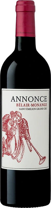 Annonce de Bélair-Monange, 2ème Vin du Château Bélair-Monange
