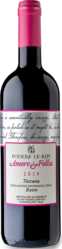 Podere Le Ripi, Amore e Follia Toscana Rosso 