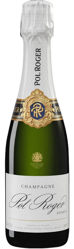 Champagne Pol Roger, Brut Réserve Halve fles GB